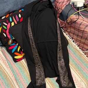Black Beaded Shawl